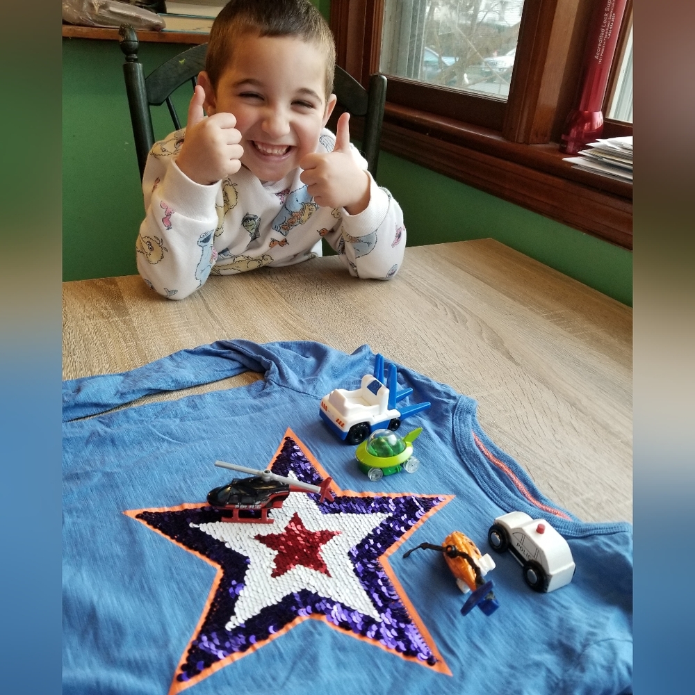 2019 Mini Boden 8-9 years sequin tee - Picture 15 of 15